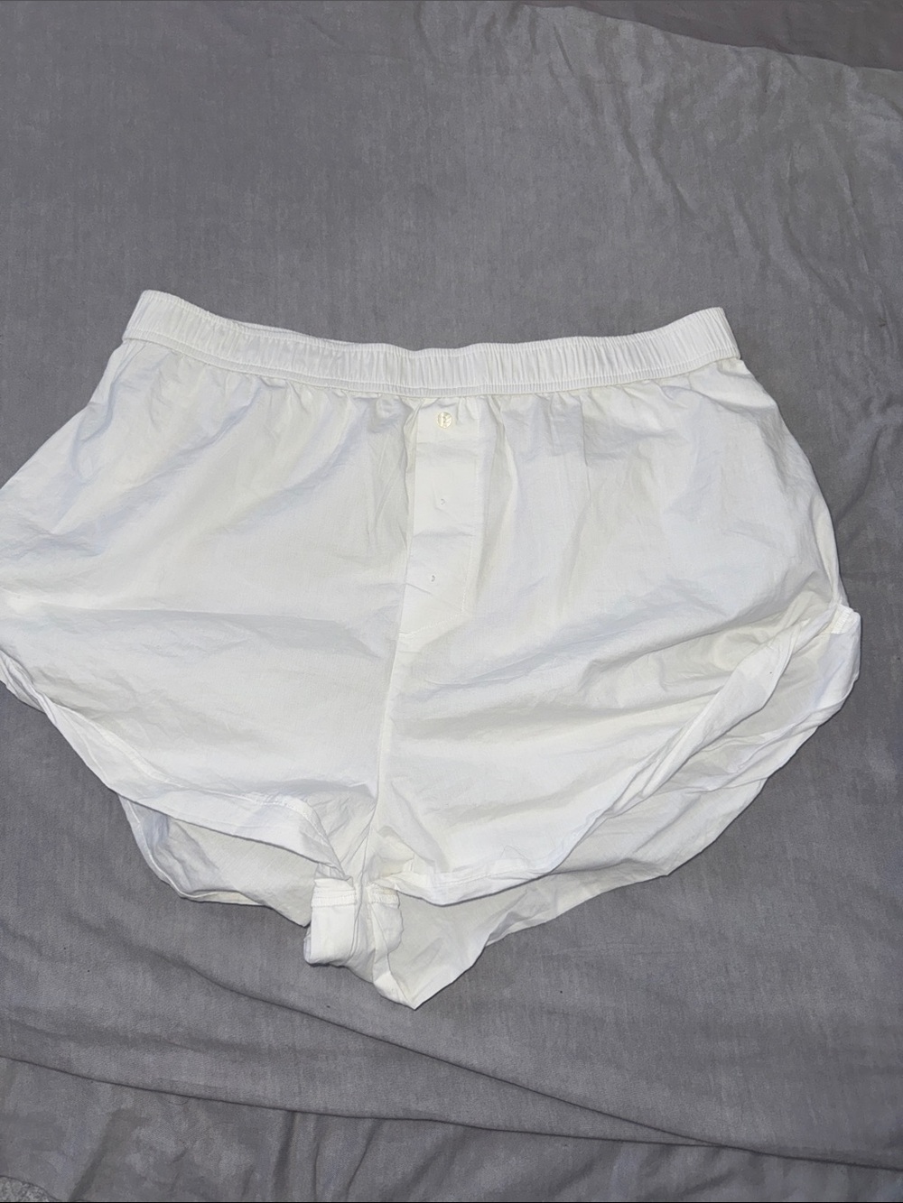 Classic White Cotton Boxer Shorts
